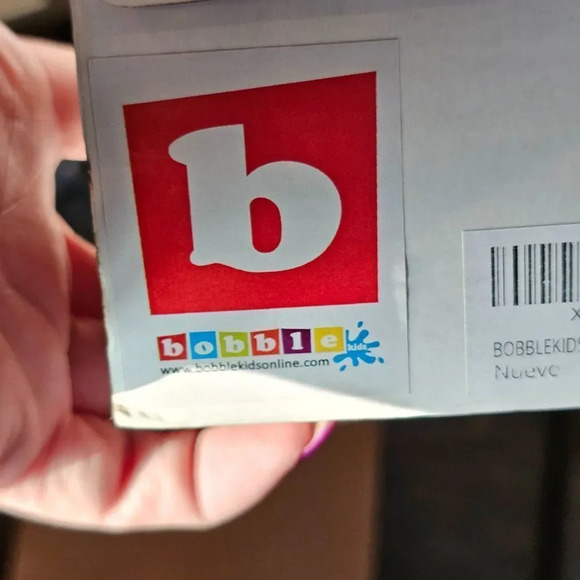 Bobble Carmen Toddler Black Soft Synthetic Leather Strap Shoes Size 1 NWT - Picture 7 of 8